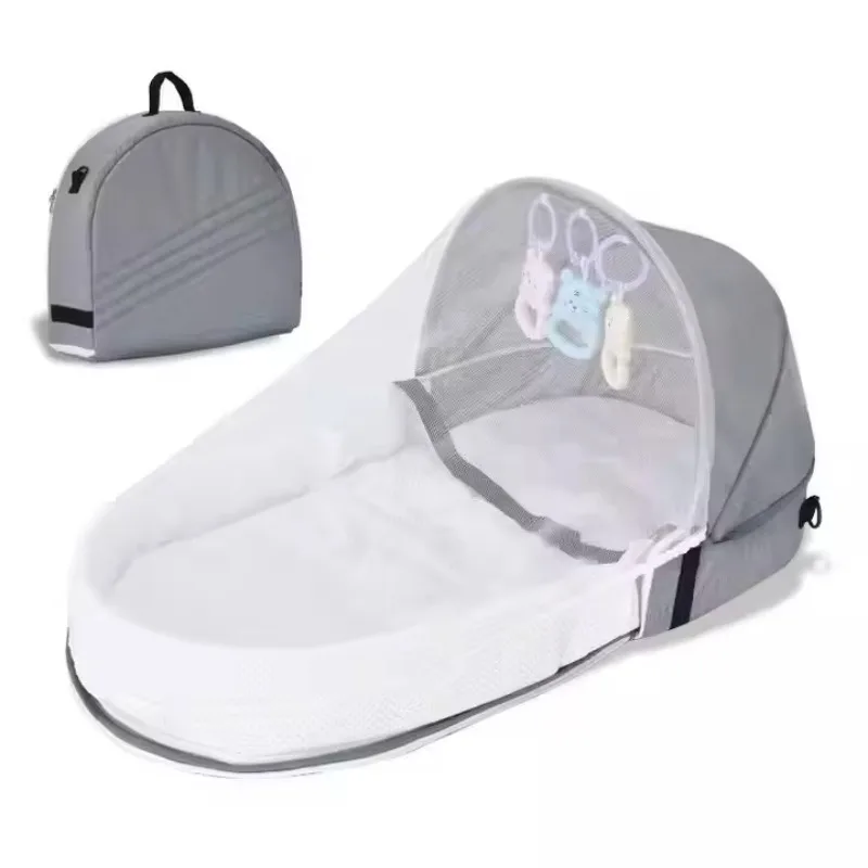 Wholesale Portable Electric Baby Crib Foldable Anti-Pressure Newborn Isolation Bionic Travel Chair Safety Table for Bathroom Use