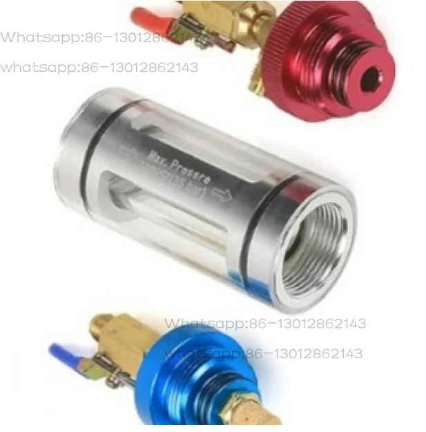 Auto Air Conditioning Refrigeration Oil Filter Tool Set Refrigeration Oil Doser Freon Magazine Free Removal Tool