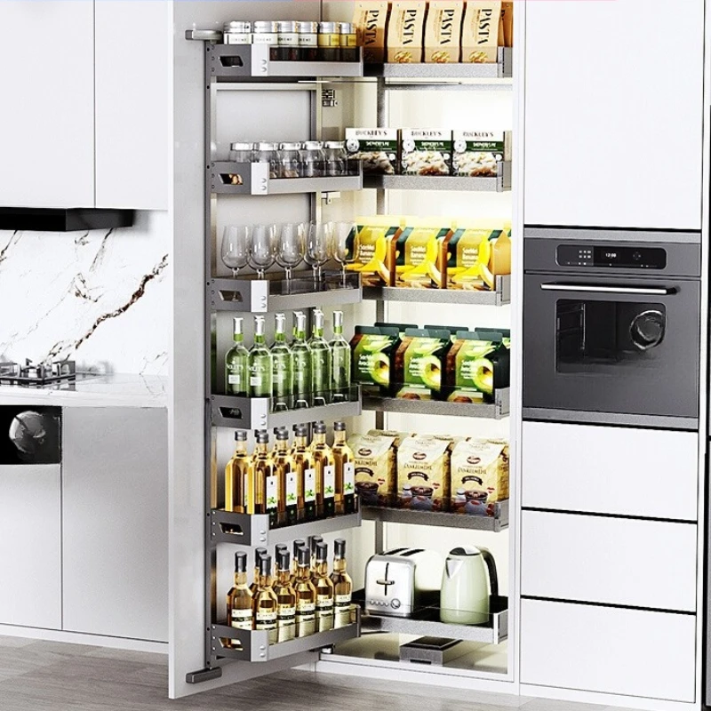 

Kitchentime Kitchen Big Monster Pull Basket High Cabinet Pull Basket Snack Cabinet Pull Basket Snack Storage Cabinet