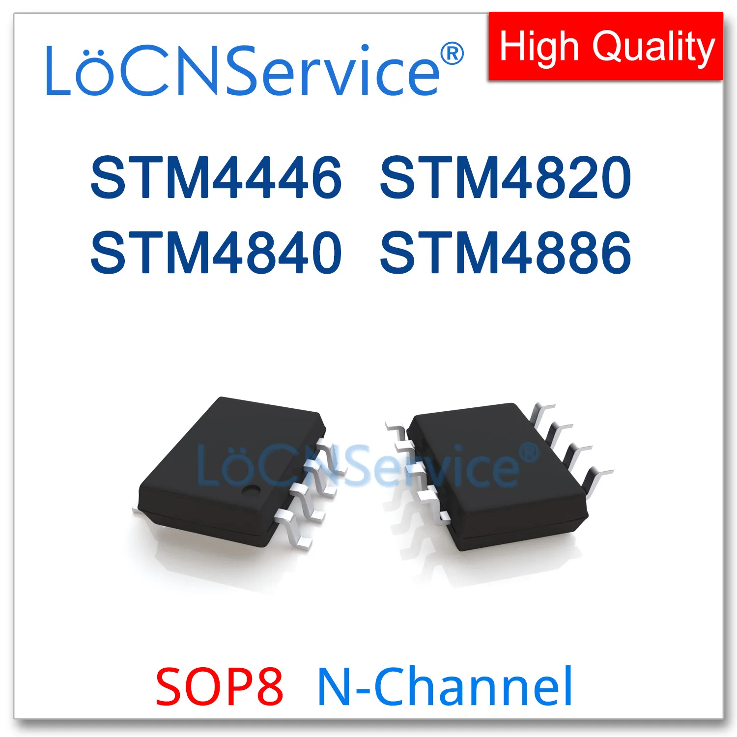 LoCNService 50PCS 500PCS SOP8 STM4446 STM4820 STM4840 STM4886 N-Channel Enhancement Mode Field Effect High quality STM 