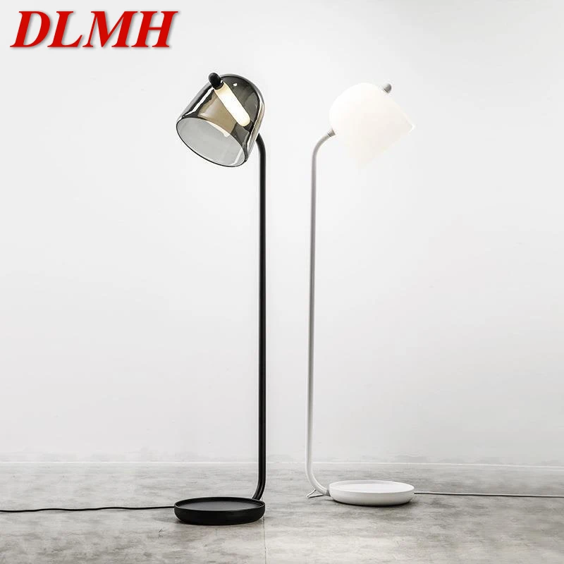 

DLMH Nordic Retro Floor Lamp Family Iiving Room Bedroom Fashionable Modern LED Decorative Standing Lamp