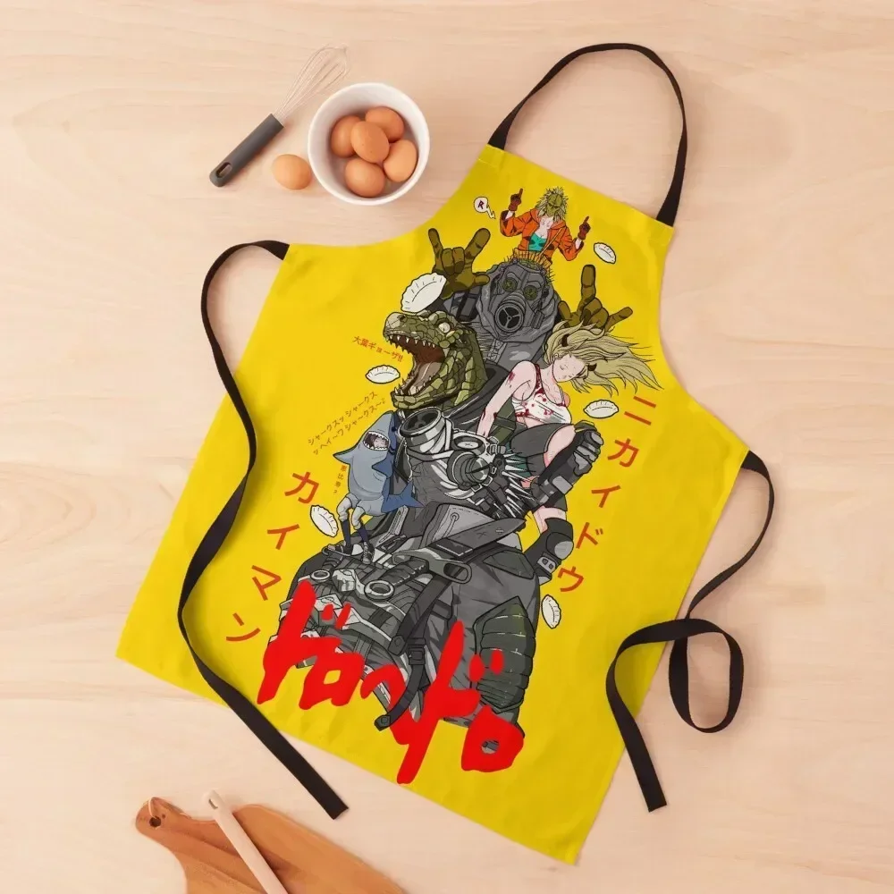 

Dorohedoro Apron manicurist Barista Bib For Kitchen Hairdressing Hairdresser Accessories Apron