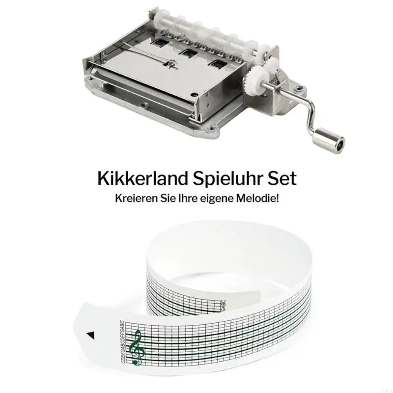 15 ملاحظة لتقوم بها بنفسك كرنك اليد صندوق تشغيل الموسيقى حركة يده لتقوم بها بنفسك جهاز الموسيقى أشرطة ورقية تخصيص أغنيةك الخاصة سهلة الاستخدام