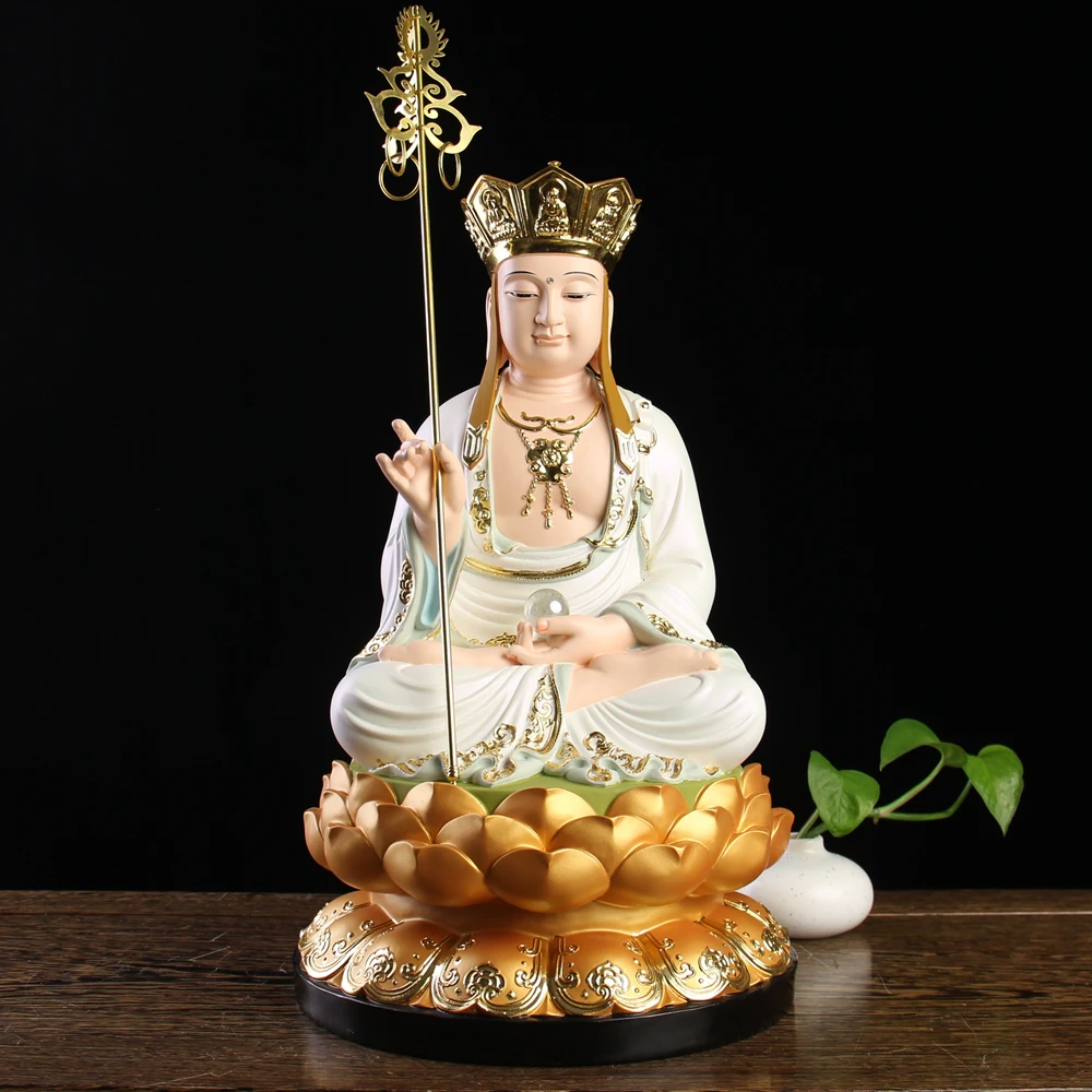 Imagem -05 - Estátua de Buda Bom Maitreya Deus Riqueza Divindade Guanyin Dizang Pusa Sakyamuni Buddha Talismã Eficaz Atacado