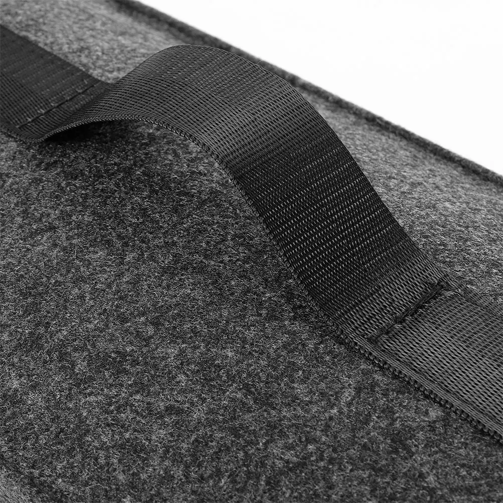 

2pcs Foldable Car Storage Box Large Capacity Automotive Trunk Organizer Bin Soft Durable Felt Space Saving Car Storage Solution