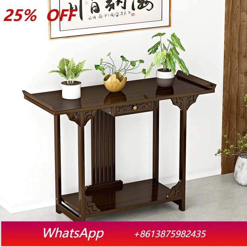 

LTT New Chinese Table Household Incense Case Zhongtang Entrance Cabinet Modern Gongtai