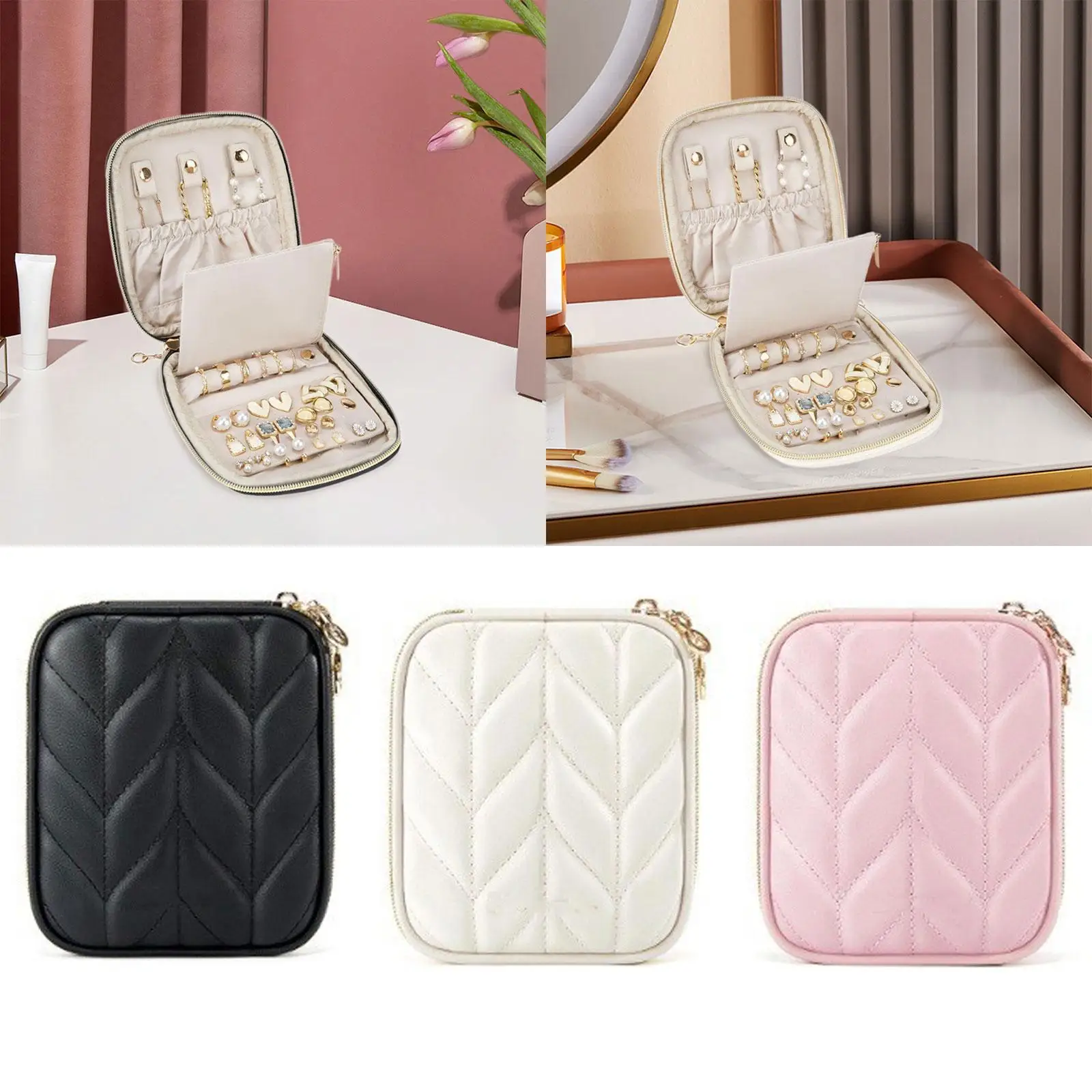 

Дорожный органайзер для украшений, женские часы для девочек, держатель для сережек, органайзер