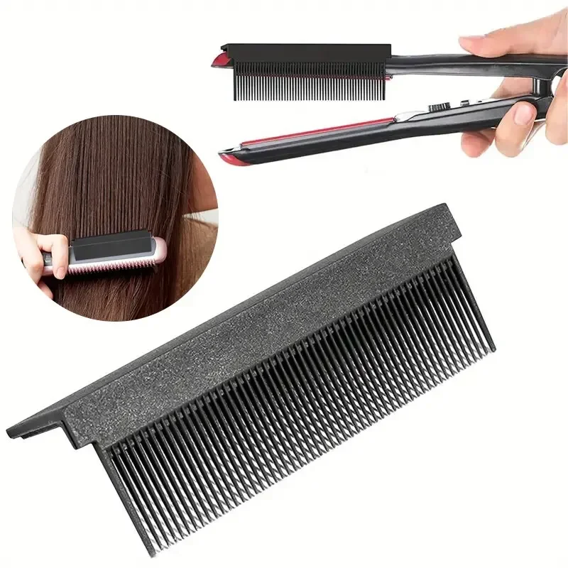 

Hairdressing Comb Carbon Fiber Hairdressing Electric Splint Straightened Hair Smooth Self-Adhesive Design Splint Accessories