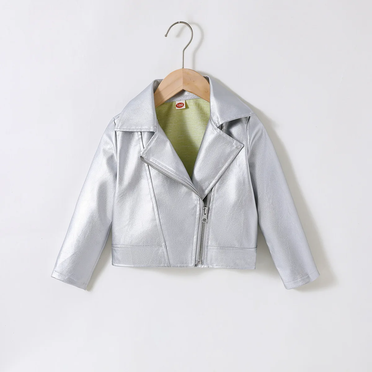 

Autumn children's British-style European and American leather jackets, 3-6 Years girls' cycling pu jackets and leather jackets