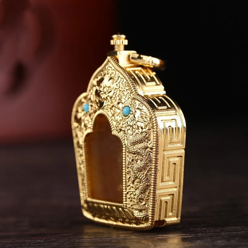 Tibetan Tantric Gawu Box  Can Be Opened To Hold Buddhist Relics