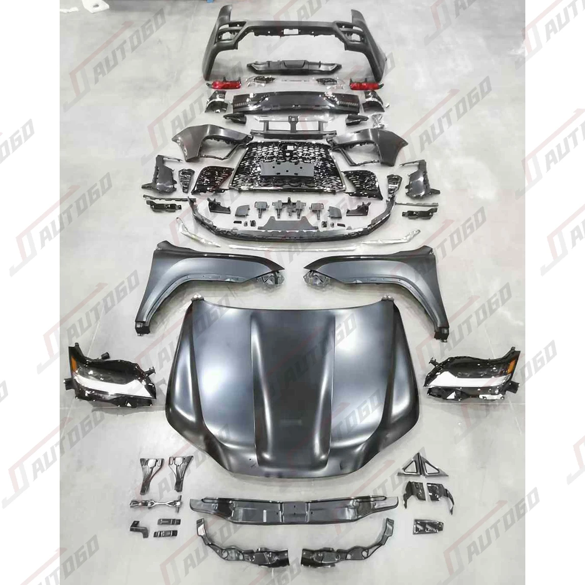 Conversion Body Kit For Lexus LX570 2008 2009 2010 2011 2012 2013 2014 2015 2016 2017 Facelift To 2024 LX600 Headlight Front Kit - Image 6