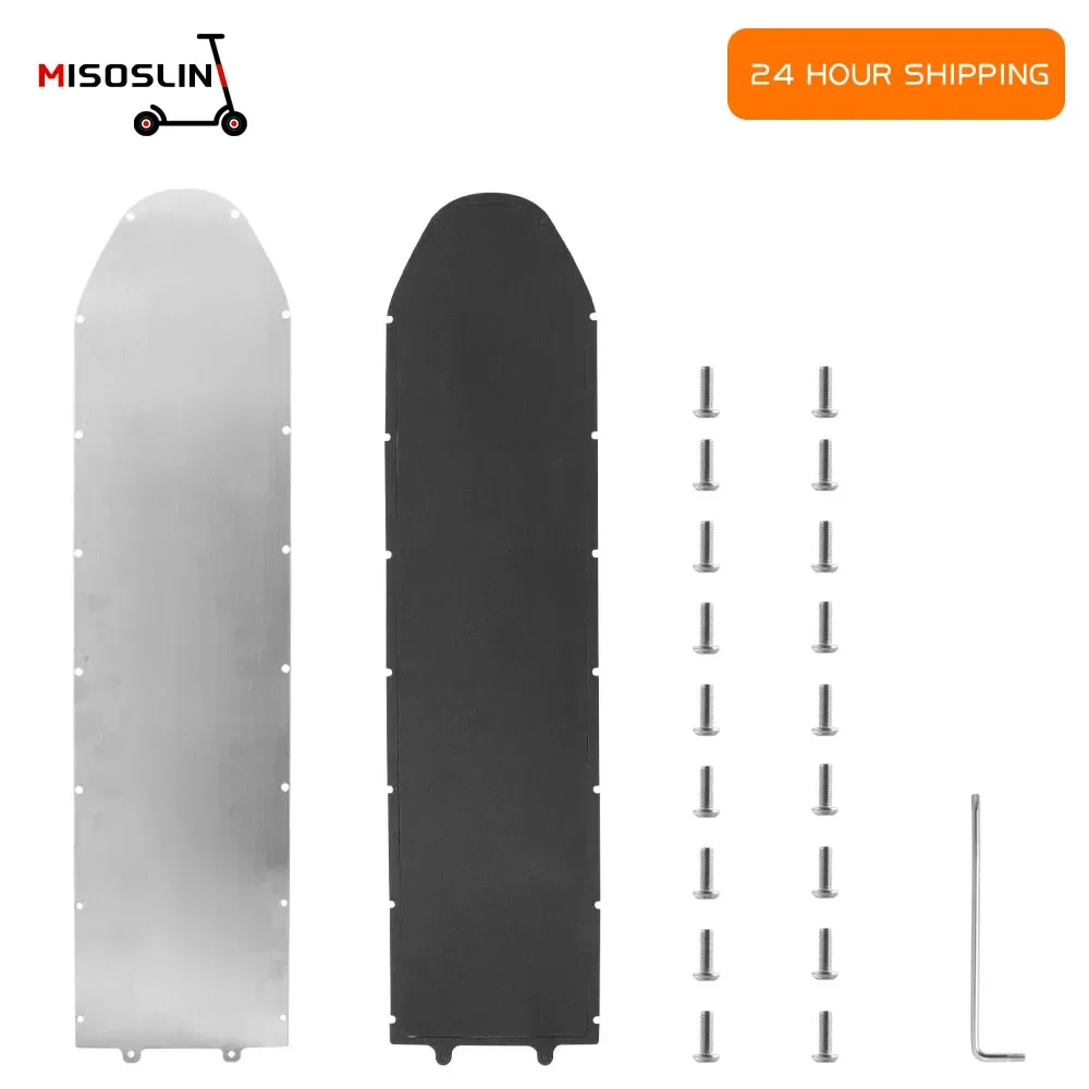 

Stainless Steel Battery Bottom Protective Cover Waterproof Pad With Screws Wrench Tool For Ninebot MAX G30 Electric Scooter Part