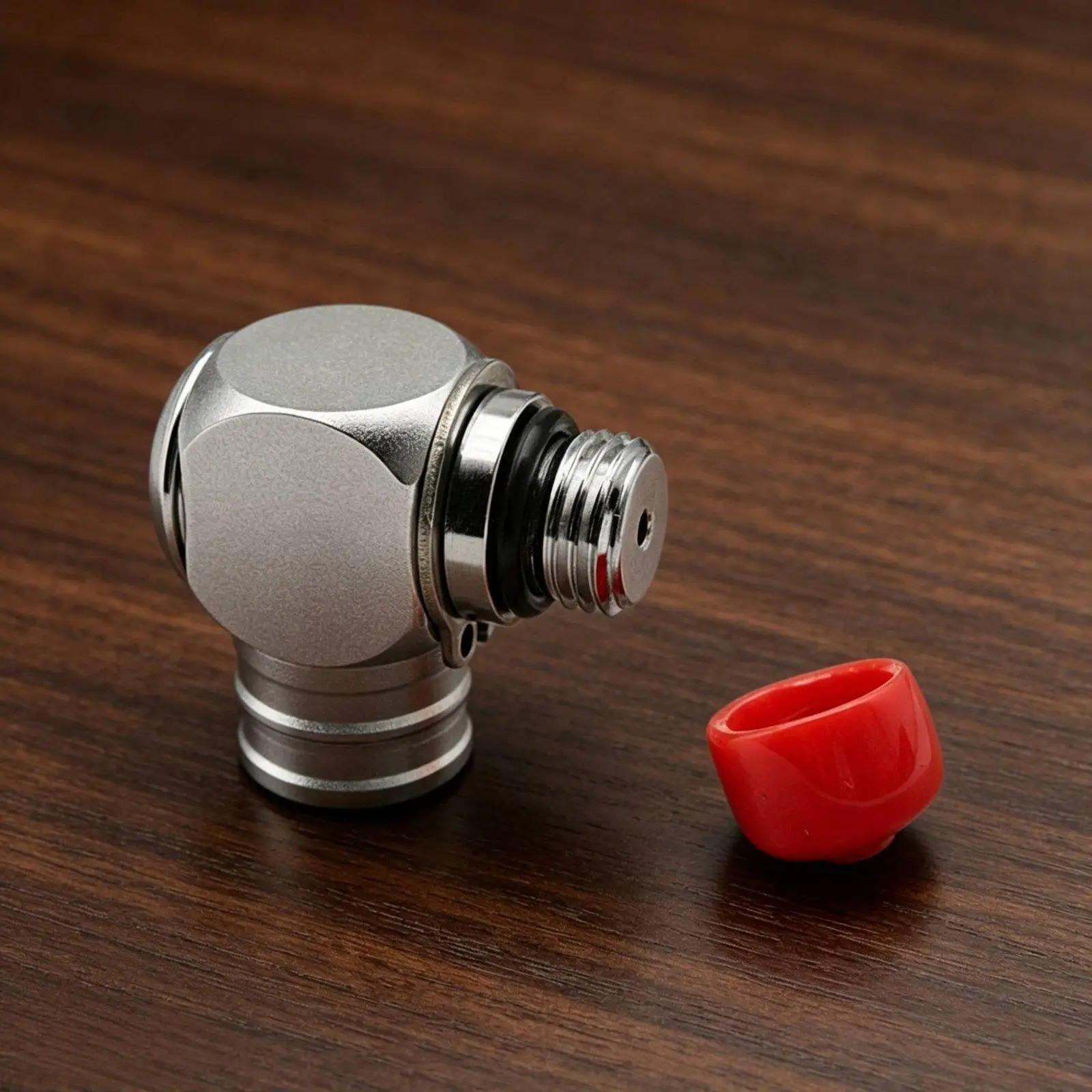 Diving Regulator Hose Connection Chrome Plated Brass Rotating Adapter Scuba Gear Fitting for Underwater Setup