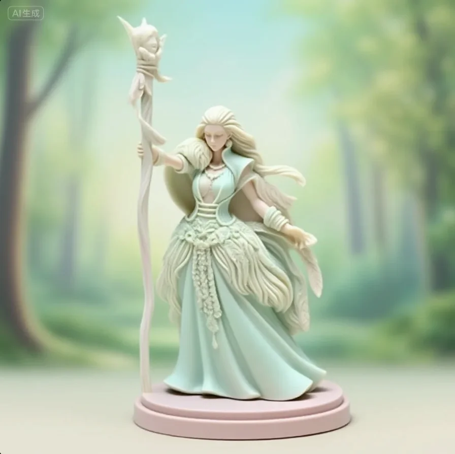 

38mm Resin model kits figure beauty colorless and self-assembled A-2107