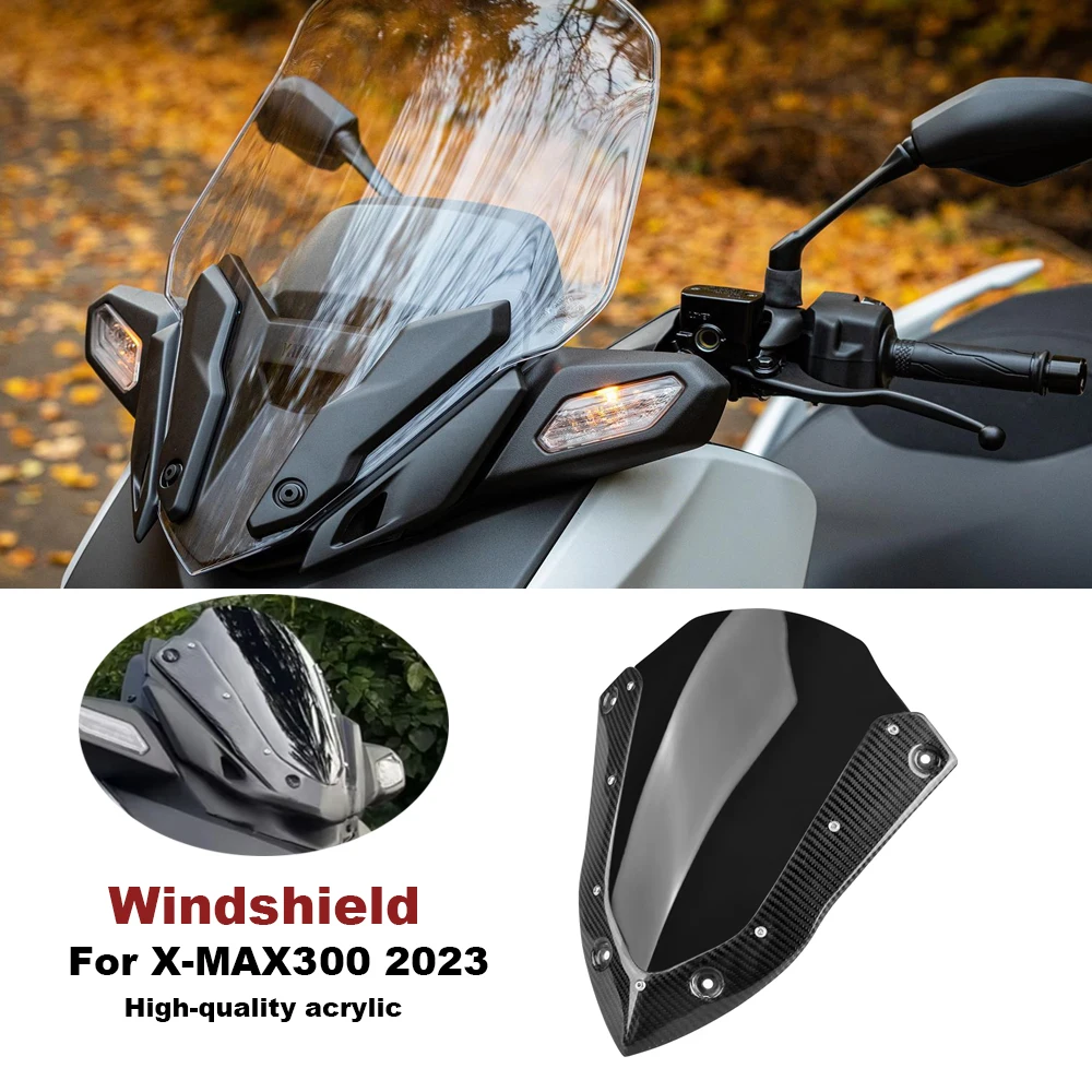

2023 2024 Motorcycle Accessories Front Windshield Windscreen Fairing kit For YAMAHA X-MAX300 XMAX300 X-MAX 300 XMAX 300