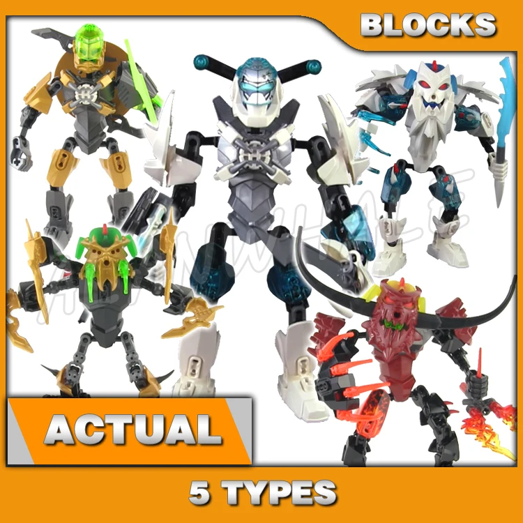 

5 типов Warrior Factory PYROX ROCKA SCAROX STORMER FROST BEAST 10201 Строительные блоки, игрушки, совместимые с моделью