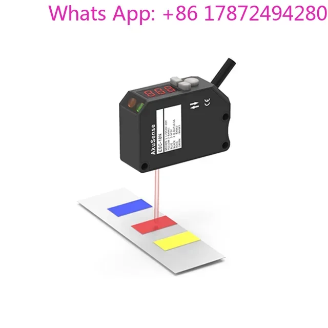 Packaging machine Label color detection 10-30V DC industrial colour sensor photoelectric color mark sensor