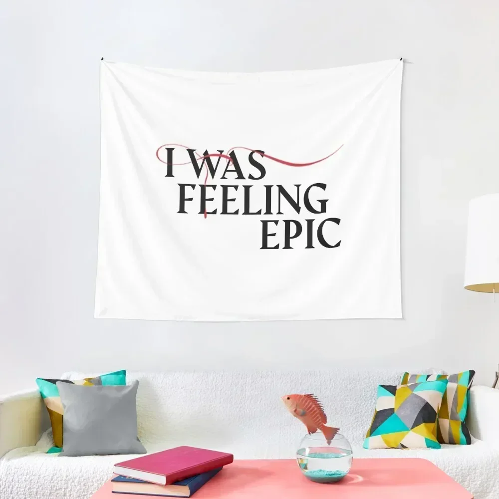 

TVD i was feeling epic quote Tapestry Outdoor Decoration Bathroom Decor Aesthetic Room Decoration Wall Hanging Decor Tapestry