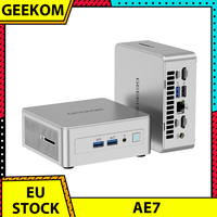 GEEKOM AE7 AI Mini PC, AMD Ryzen 9 7940HS 8 Cores Max 5.2GHz, 32GB DDR5 5600MHz RAM 1TB SSD, WiFi 6E Bluetooth 5.2, 1*2.5G RJ45