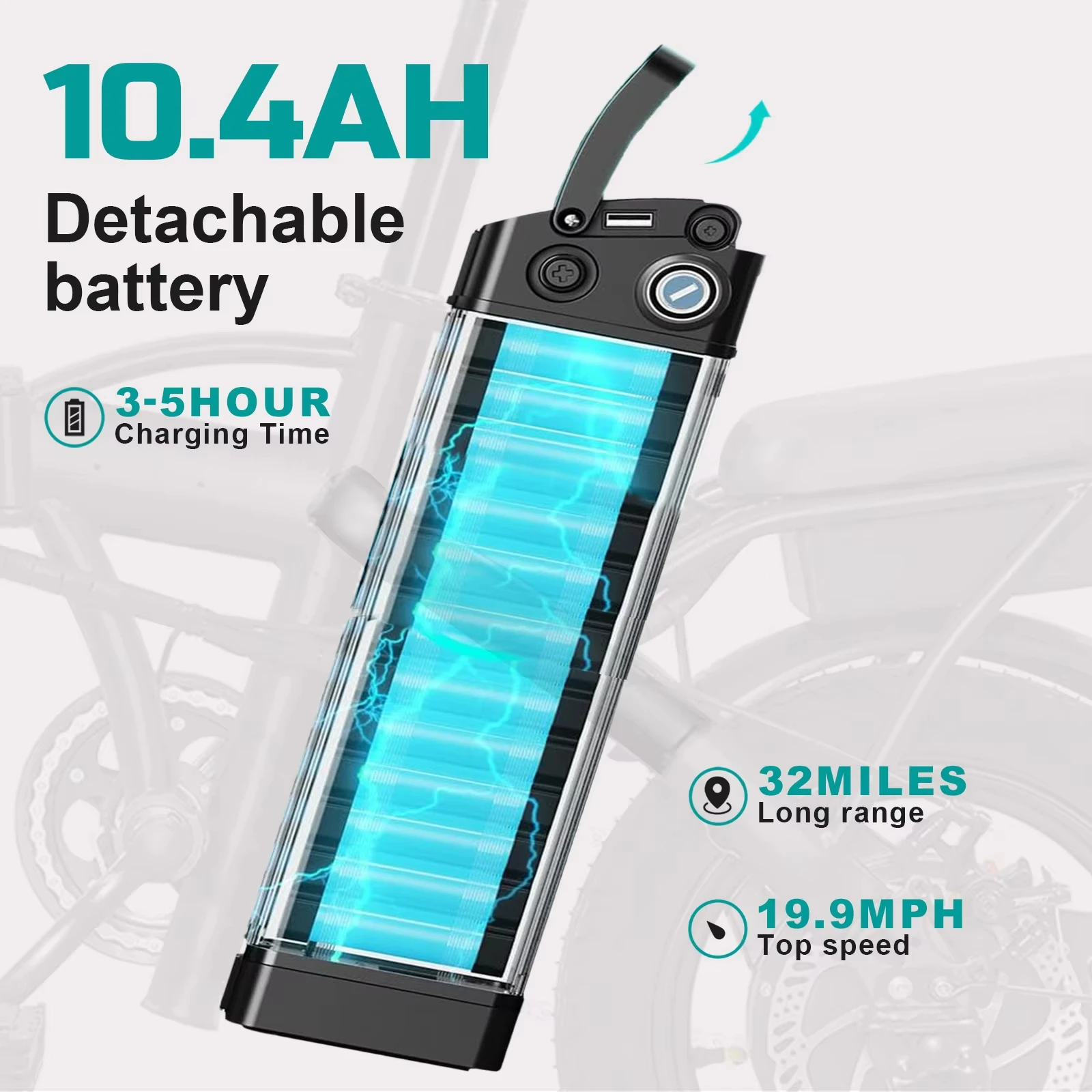 Folding Electric Commuter Bike 3