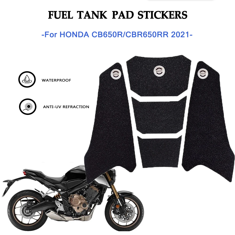 

Motorcycle Fuel Tank Stickers Tank Traction Pad Decals Knee Grip Cover Protector Kit For Honda CBR650R CB650R CB CBR 650R 2019-