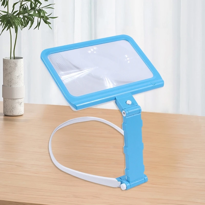 Handsfree Glass Handheld Neck Wear Magnifier Glass 517A