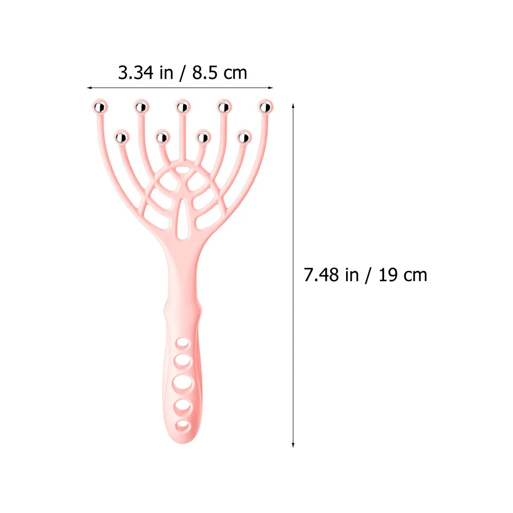 

4Pcs Manual Head Massager Claw Steel Ball Scalp Massage Tool Relaxing Stress Relief Home Travel Head Massager Scalp Massage Tool