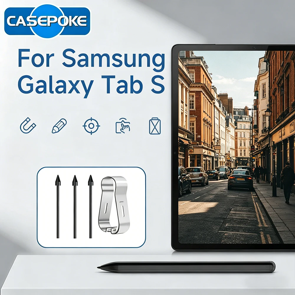 2026 New Magnetic Tablet S Pen For Samsung Galaxy Tab S8 S9 S9FE S7 FE S6 Lite S7+ S8+ Stylus Pen Without Bluetooth Touch Pencil