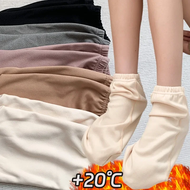 

Velvet Floor Socks Winter Women Men Solid Color Warm Loose Fleece Socks Comfortable Sleep Home Snow Socks Fashion Accessories