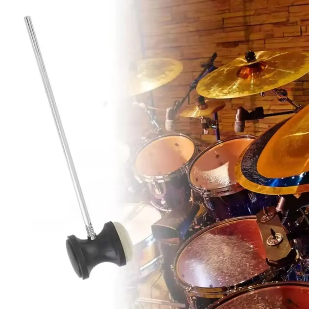 Drum Pedal Hammer Drum Pedal Wool Felt Stainless Steel Handle Drum Kit Accessories 1pcs Instrument Accessory Part High Quality
