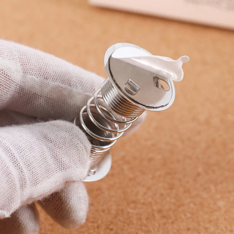 4pcs DIY Accessories Dancing Toy Spring Base Car Dashboard Shaking Head Spring Base Double-sided Tape For Crafting image 4