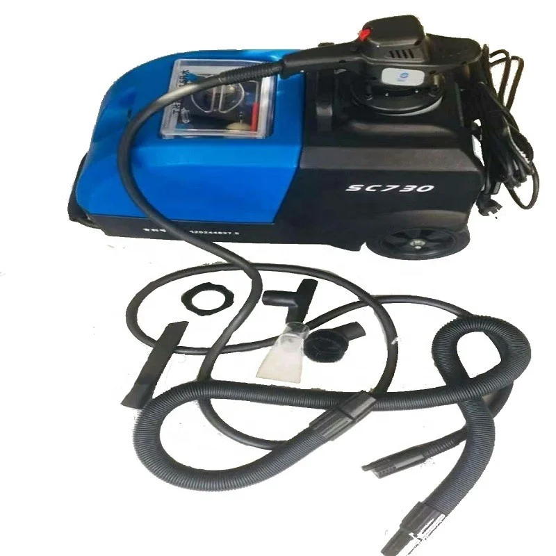 Limpador de alta pressão 3 em 1, cor vermelha e azul, estofamento elétrico, sofá, máquina de lavar, dá um efeito de limpeza ideal óbvio