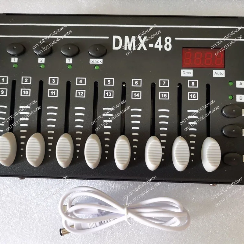 

Mini DMX-48 Rechargeable Power-Free Par Light Speed Light DJ Portable Small Performance Light Digital Console DMX Controller