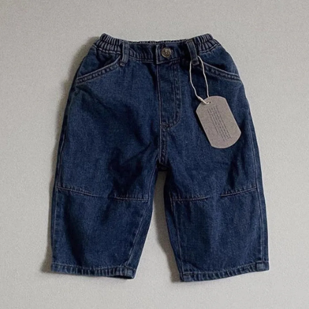 2023 Herfst Nieuwe Baby Losse Broek Mode Baby Boy Denim Broek Peuter Meisjes Jeans Casual Kinderen Kleding