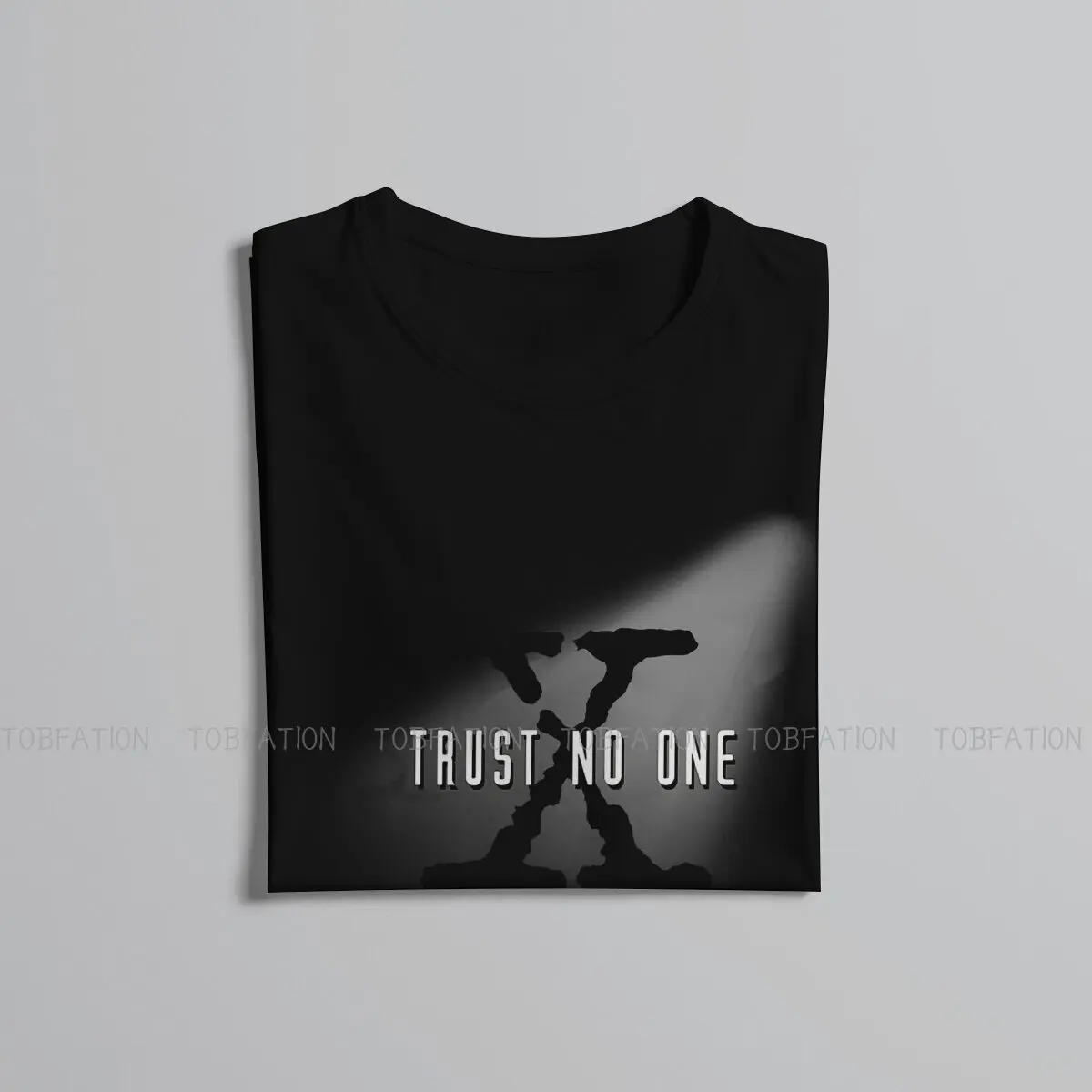 the X Files Trust No One T Shirt Grunge Men\'s Tees Summer Big size Cotton Clothing Harajuku O-Neck TShirt