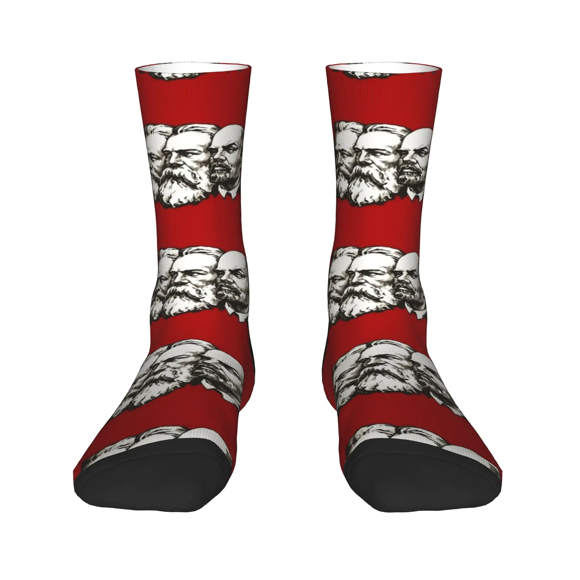 Couple Socks Karl Marx Engels and Lenin  Stockings Anti Skid Soft Breathable Socks Autumn Casual Graphic Outdoor Sports Socks
