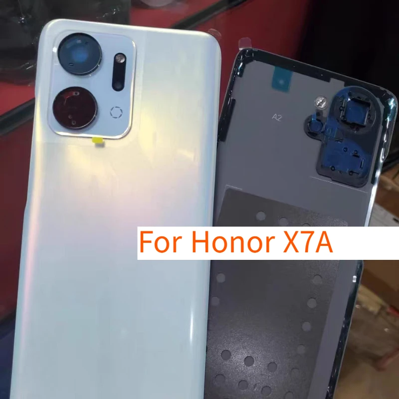 For Huawei Honor X7A RKY-LX1 Battery Back Cover Rear Door With Camera Lens