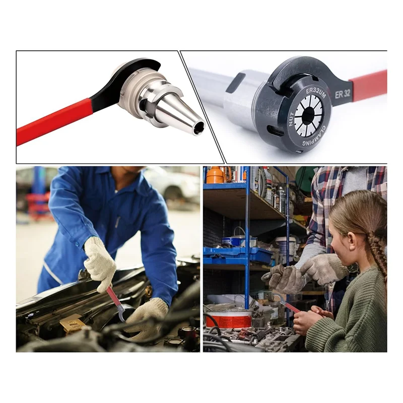 

2 шт. Coilover гаечный ключ C-образный гаечный ключ для системы подвески и регулировки ударов-ABRO