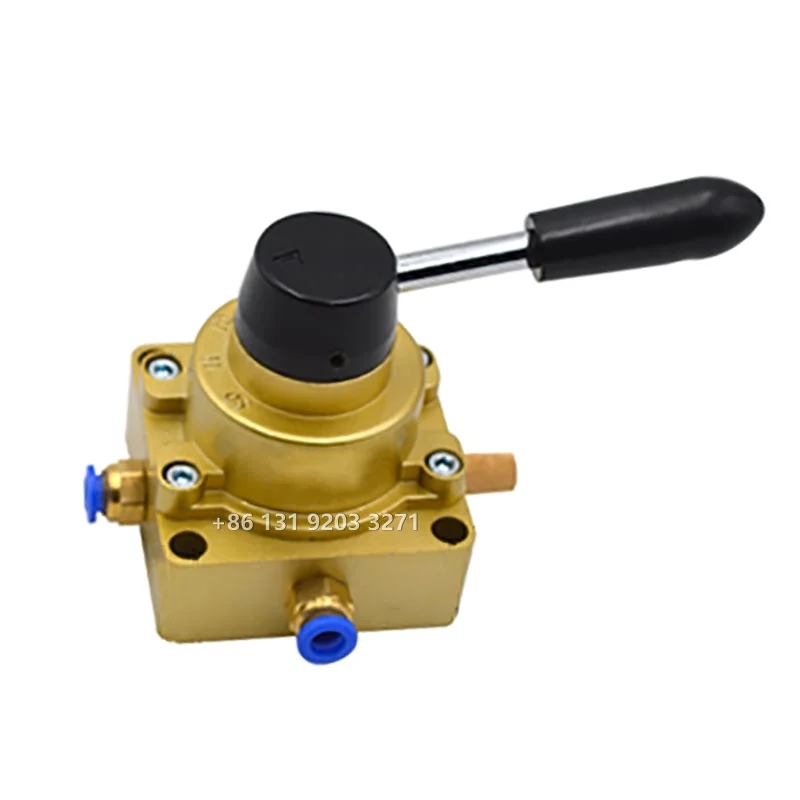 HV-200B/D Pneumatic Three-Position Four-Way Hand Operated Valve HV-02 03 Manual Switch Hand-Operated Reversing Man Control Valve