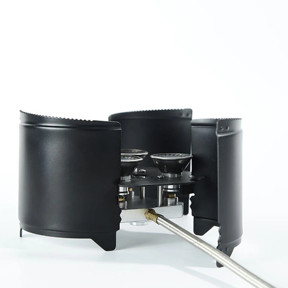 رحلات الظهر أبعاد مخزنة 11 سم قطر × 10.8 سم ارتفاع قابل للطي موقد سياحي الظهر موقد الطبخ #5