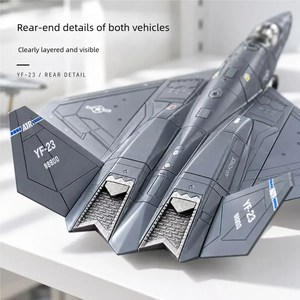 1/72 Yf-23 Stealth Fighter Jet Model Airplanes Single Seat Plastic Military Series Diy Assemble Aircraft Models For Collection
