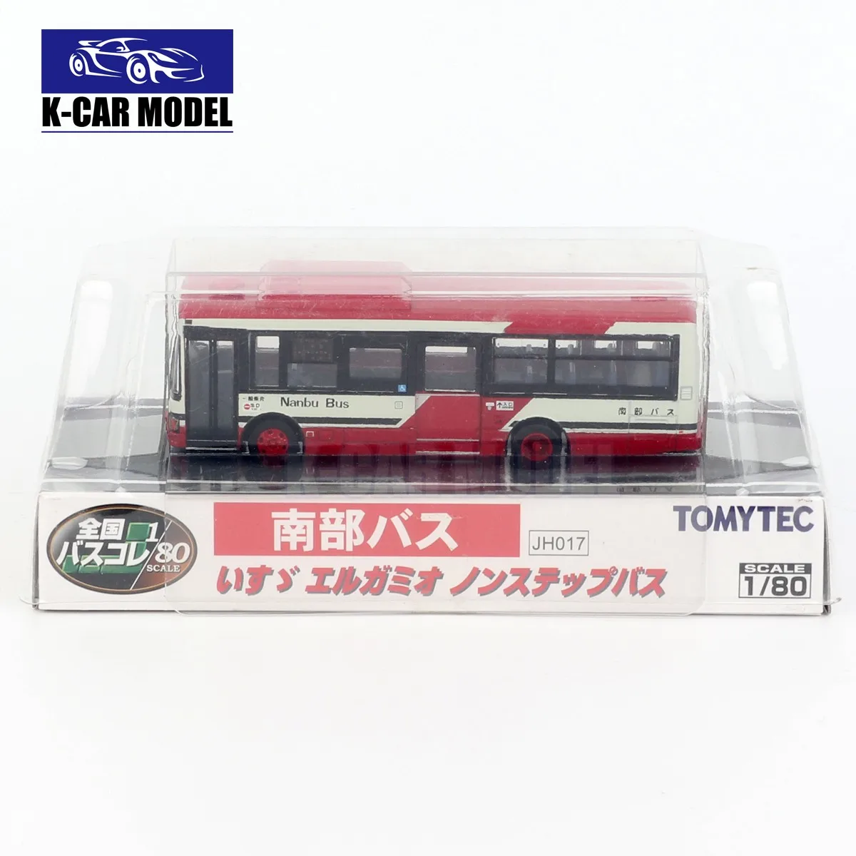 Модель японского автобуса Kanto Nanbu TOMYTEC 1/80 ISUZU, литая Игрушечная машина