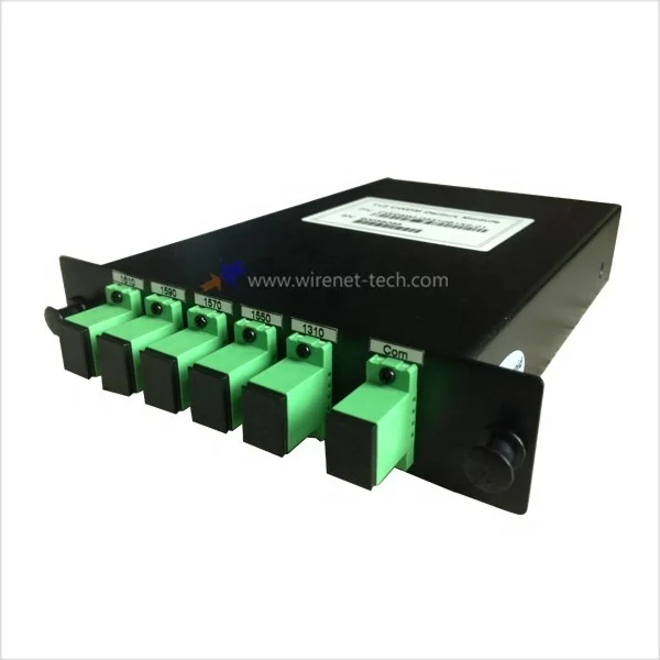 

Модуль оптоволоконного разветвителя 1x5 CWDM Mux Demux LGX Box
