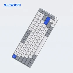 AUSDOM Airkey84 Wireless Bluetooth Mechanical Keyboard 75% Low Profile Layout Backlit 3 Modes Connect USB-C For Windows And Mac