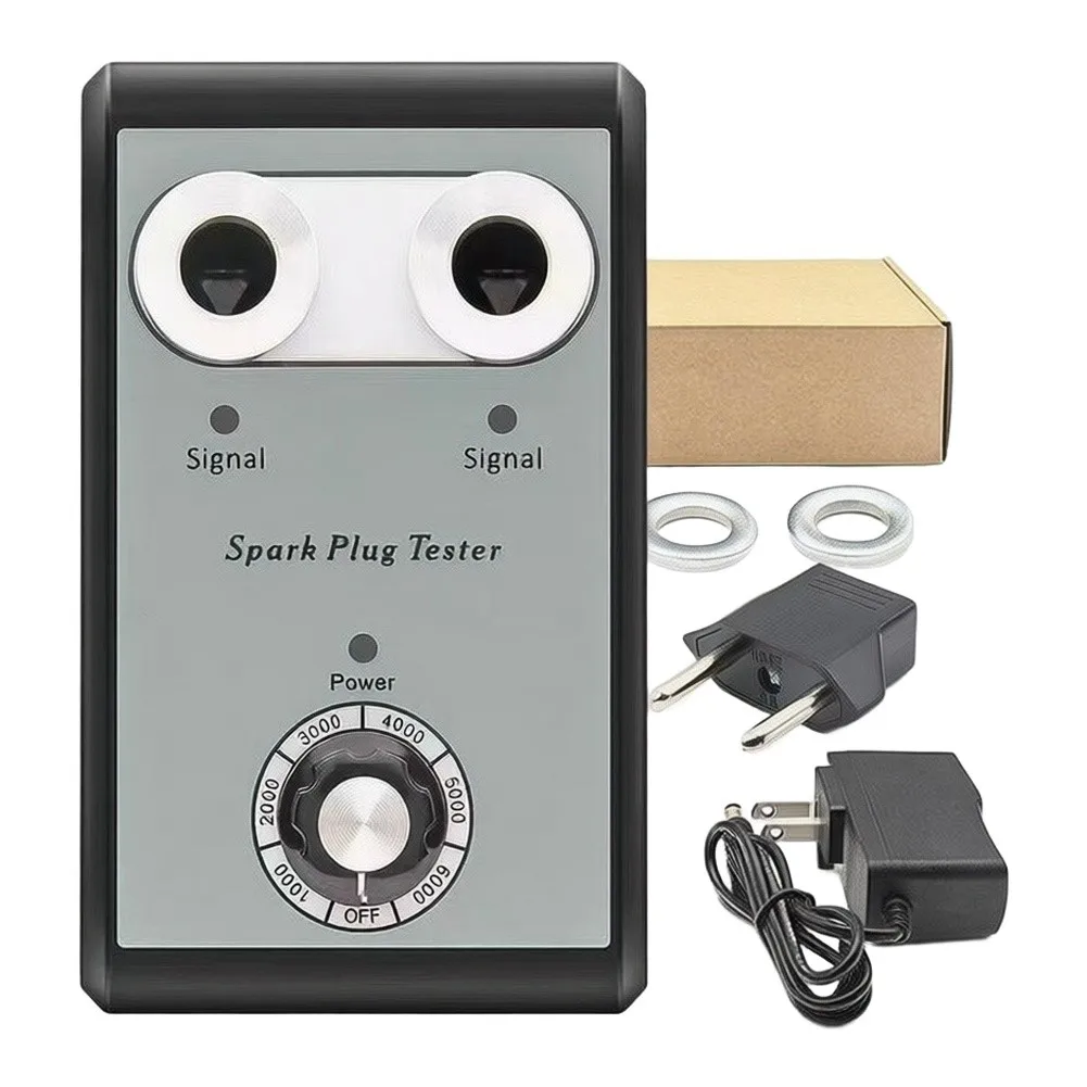 Ignition Spark Tester  Dual Hole Electrode Analyzer Adjustable For Frequency Control From 1000 To 6000 RPM