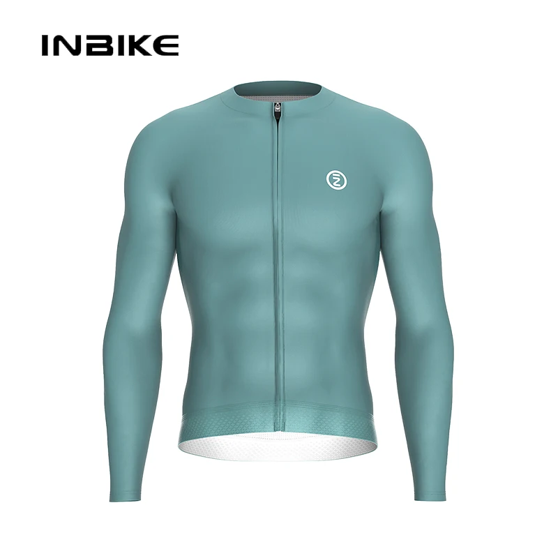 Inbike Cycling Jersey Long Sleeved Quick Drying Refreshing Men's Cycling Shirt With Pockets Men's Cycling Clothing