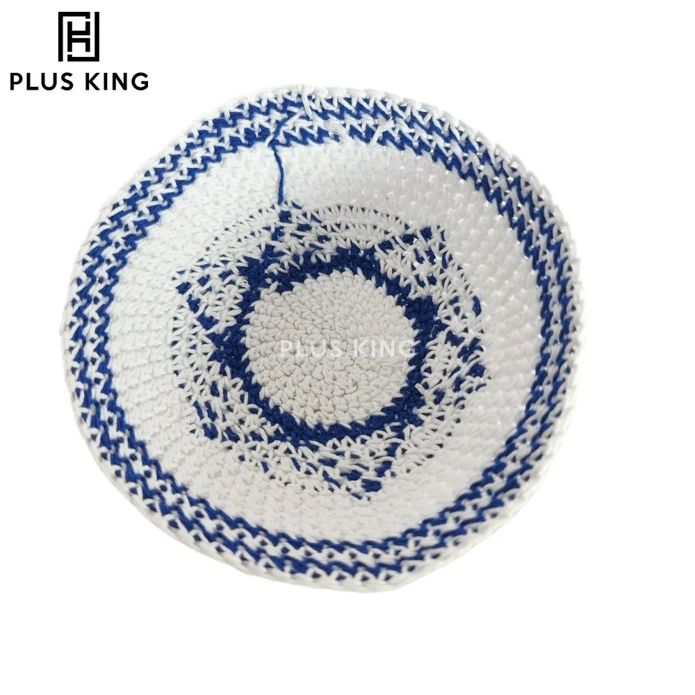 新着 KIPPAH イスラエル ユダヤ人男性女性祈り帽子エルサレム帽子白