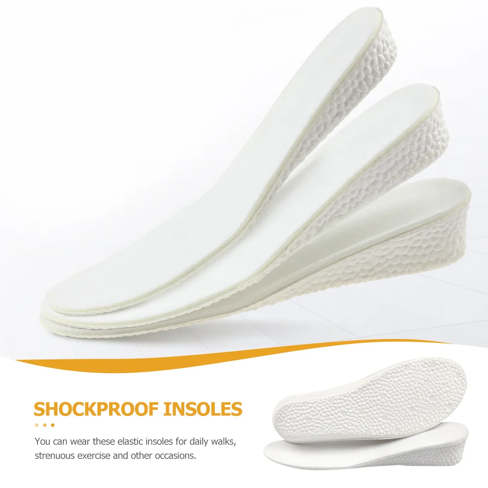 Insole Shoe Inserts Shock-absorbing Insoles Practical Sports Shoe-pads Heighten Inner Heightening Warm Velvet Tpu Man