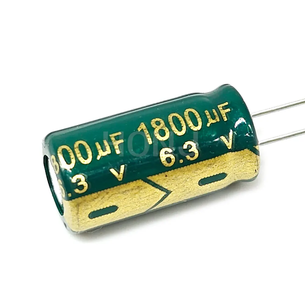 10PCS 6.3V1800uf 8x16mm 알루미늄 전해 콘덴서 1800uf6.3v 1800uf 6.3wv 1800mf 6.3vdc 1800MFD 6.3v1800mf 1800mf6.3v ±20%