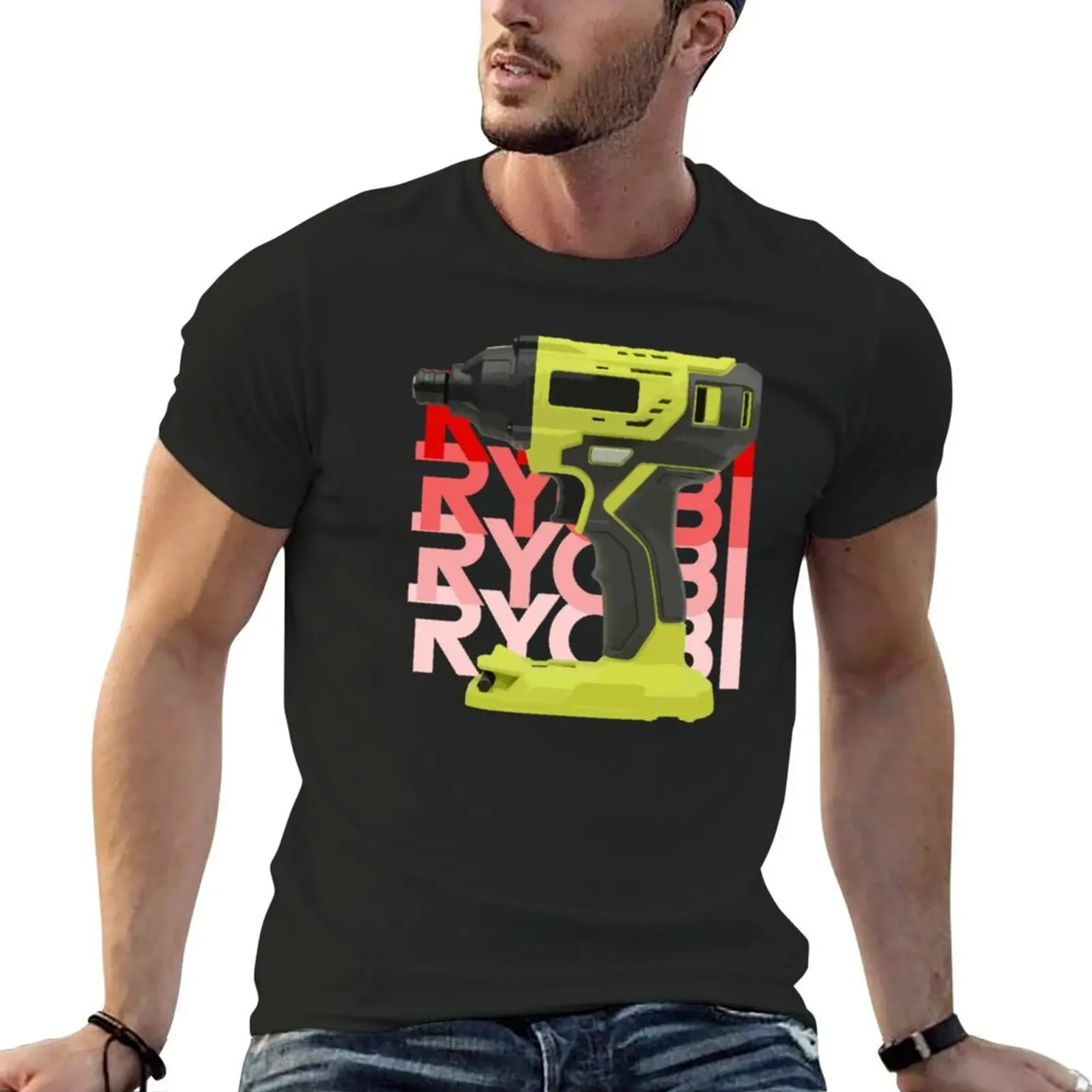 Ryobi-Tool Shadow T-Shirt shirts graphic tee cotton graphic tees cute tops sweat oversized t shirt men